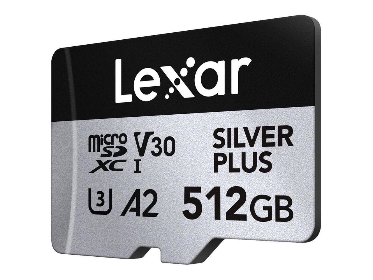 Lexar microSD V30 SILVER PLUS XC I A2 512GB