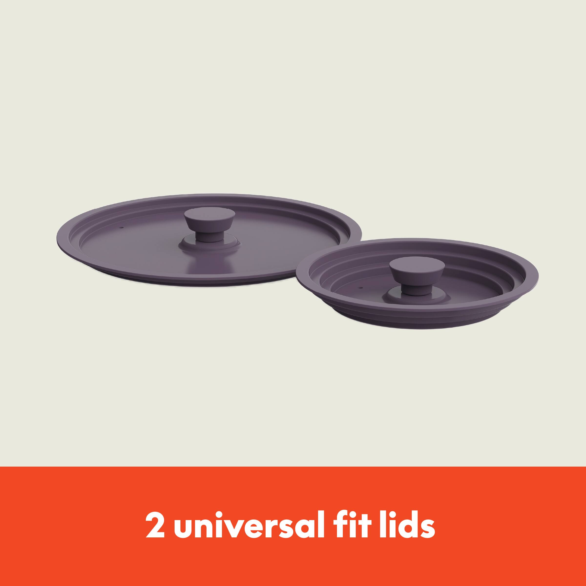 2 universal fit lids