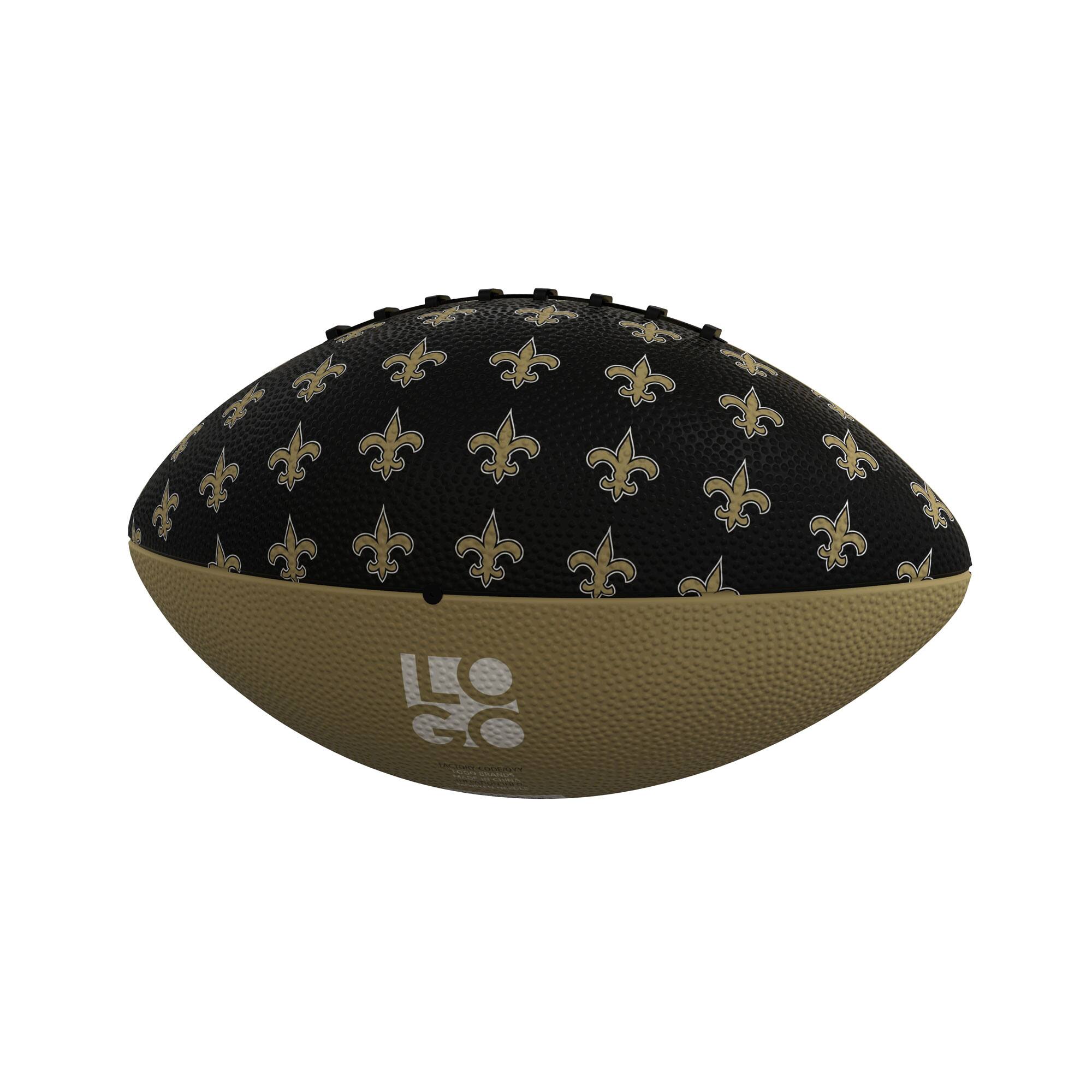 Alt View 1. Logo Brands - New Orleans Saints Mini Rubber Football - Multicolor.