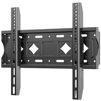 Front. Dazzed Corner - Low Profile Fixed TV Wall Mount for 32-68" TVs, Holds Up to 99 lb - Black.