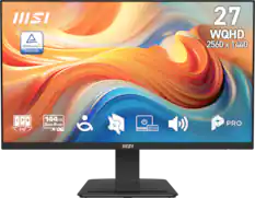 MSI TVRheinland CERTIFIED 27 WQHD 2560 X 1440 IPS 178° 144Hz Game Ready PRO