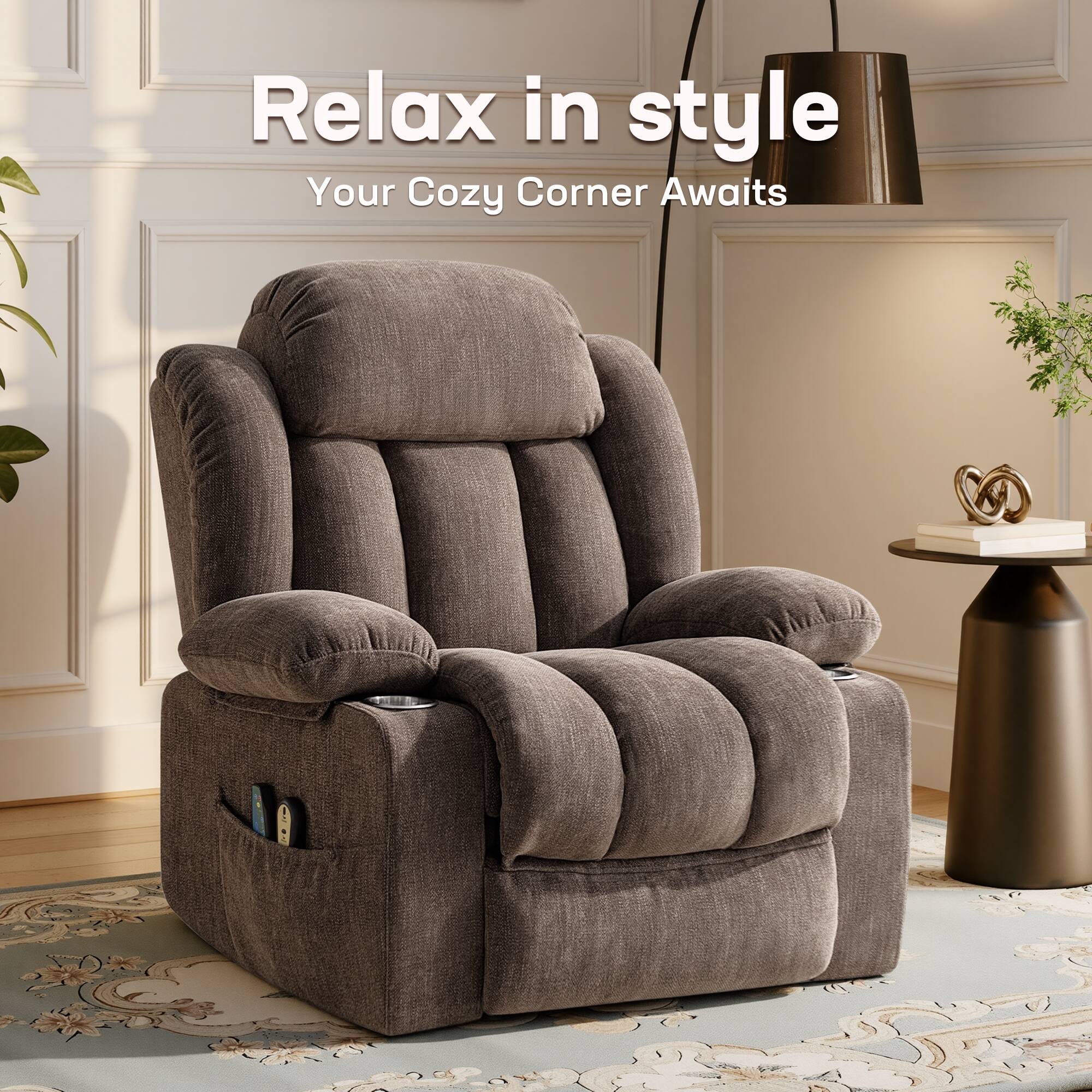 Relax in style  
Your Cozy Corner Awaits