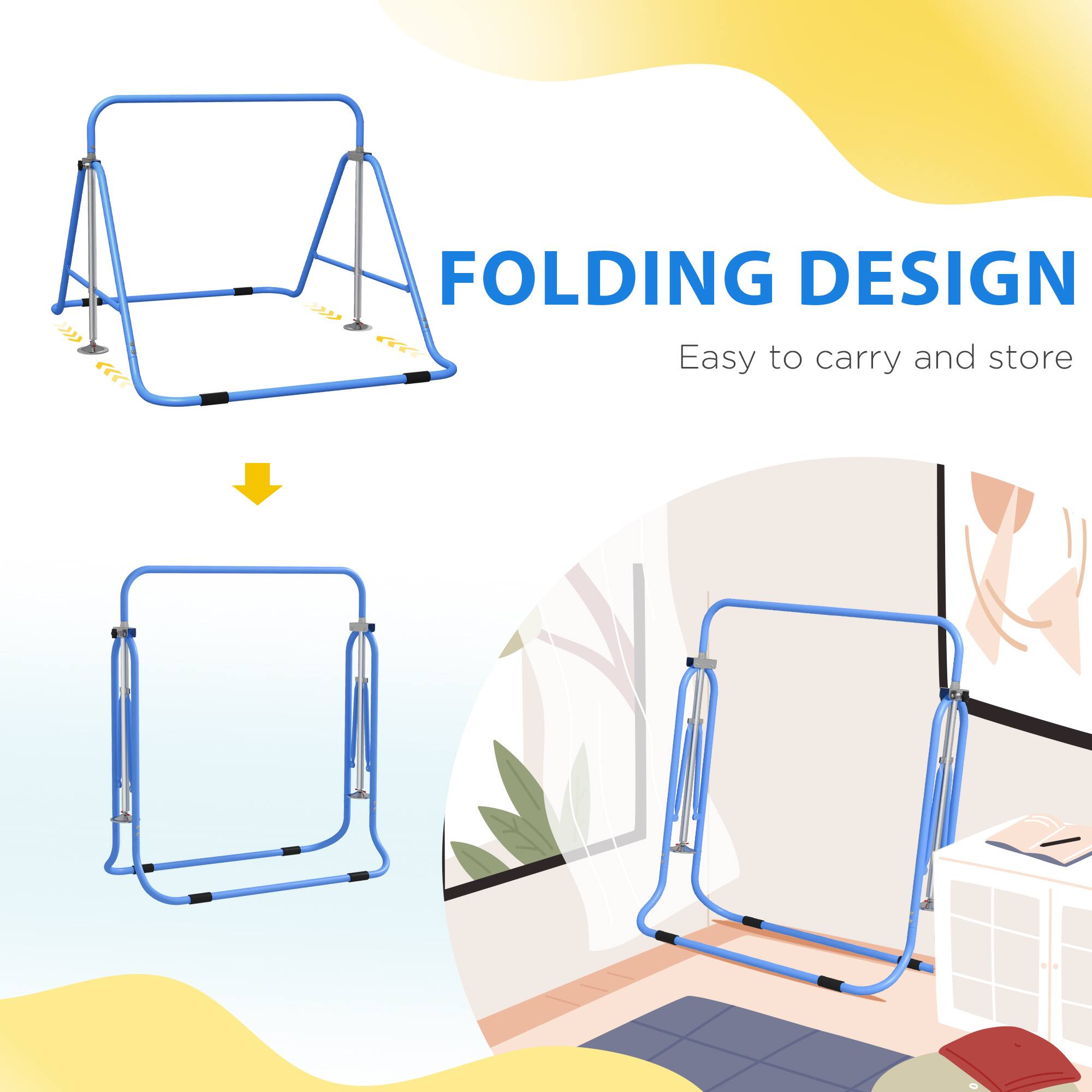 FOLDING DESIGN  
Easy to carry and store