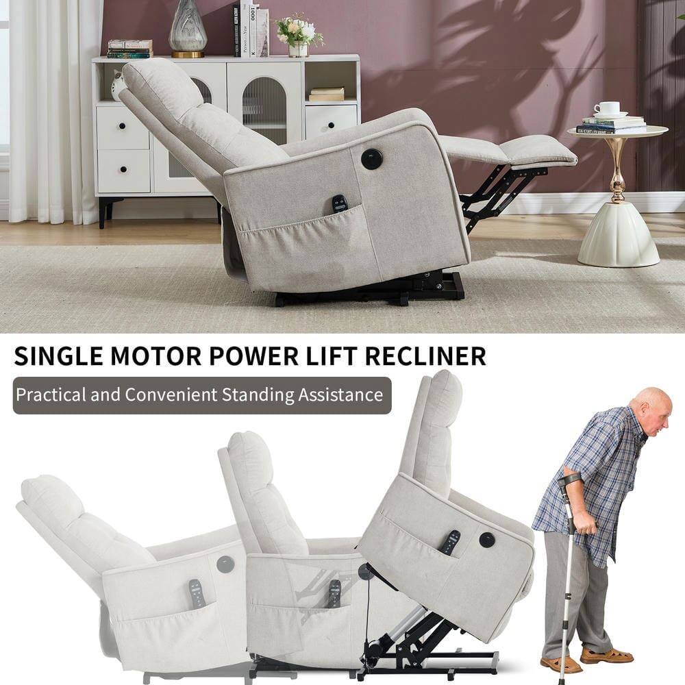 SINGLE MOTOR POWER LIFT RECLINER  
Practical and Convenient Standing Assistance