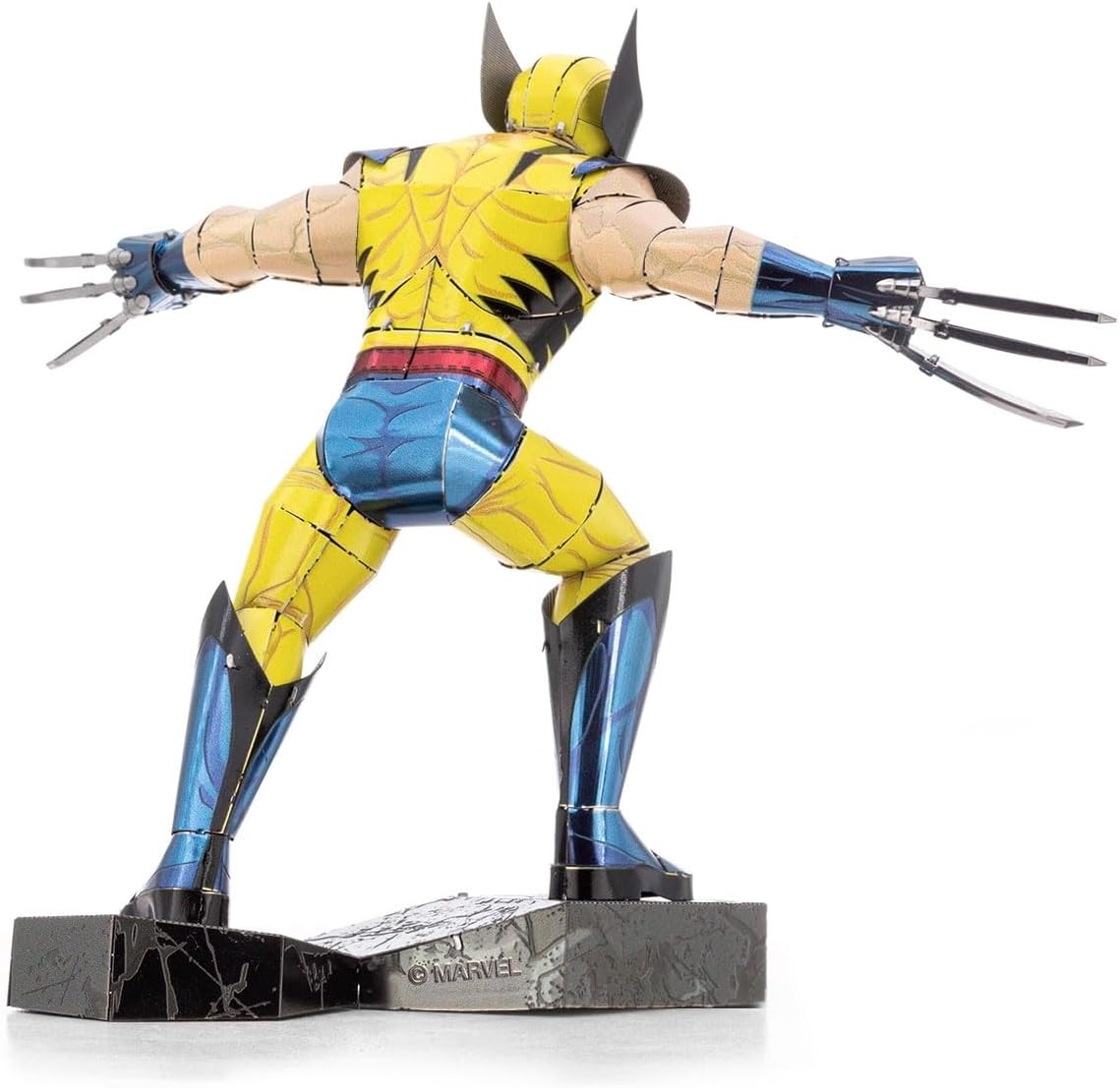 Alt View 3. Metal Earth - Metal Earth X-Men Wolverine 3D Metal Model Kit Fascinations - Silver.