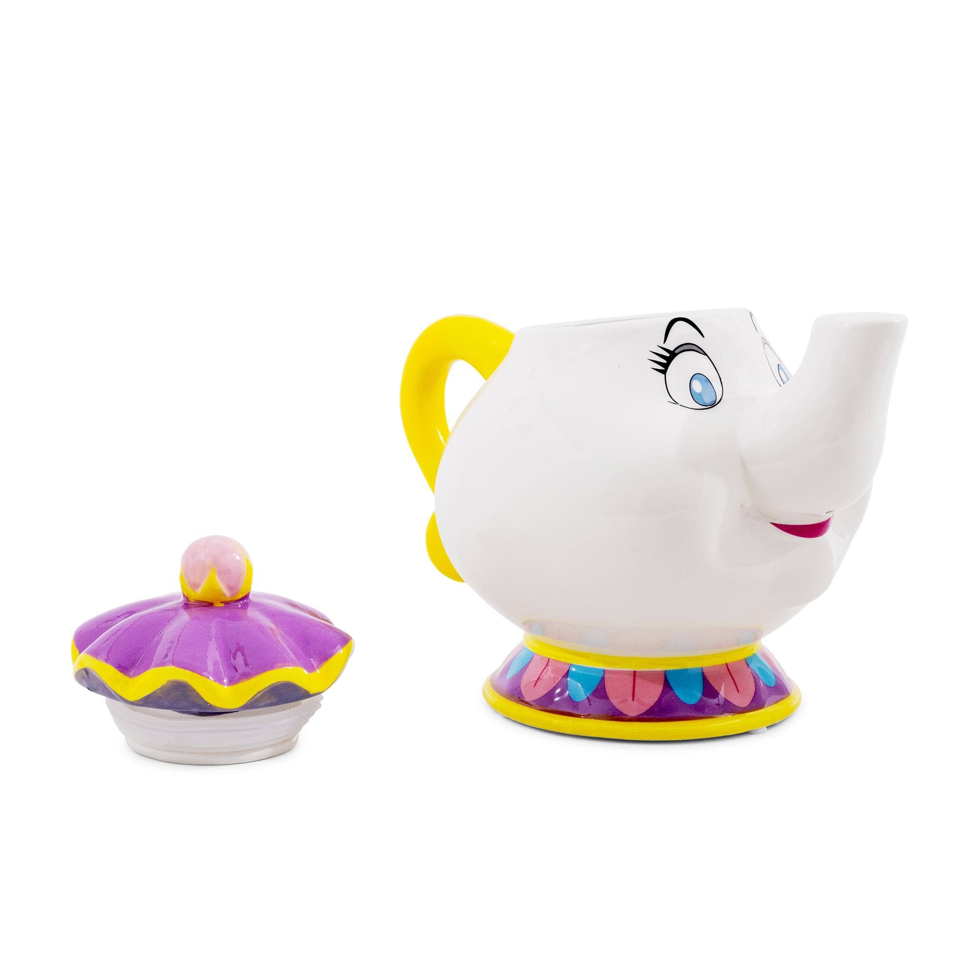 Alt View 2. Silver Buffalo - Disney Beauty and the Beast Mrs. Potts 10-Inch Sculpted Ceramic Snack Jar - Multi-Colored.