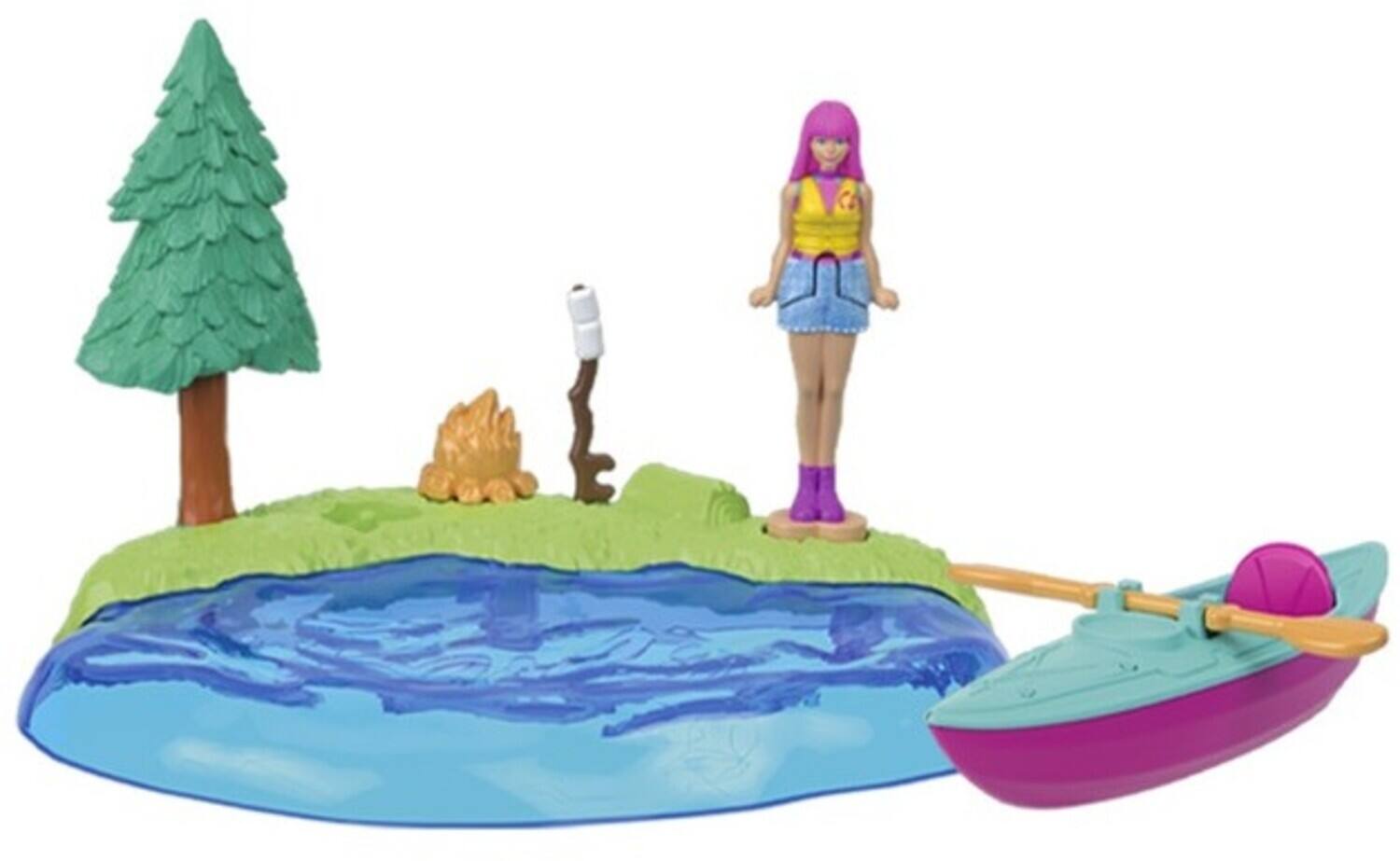 Alt View 1. Mattel - Mattel - Barbie Mini Barbieland 4-Pack Doll & Vehicle Set   - Collectibles - Multicolor.