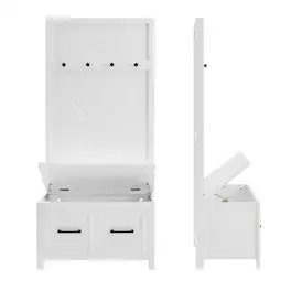 Crosley Furniture - Kayce Hall Tree - White