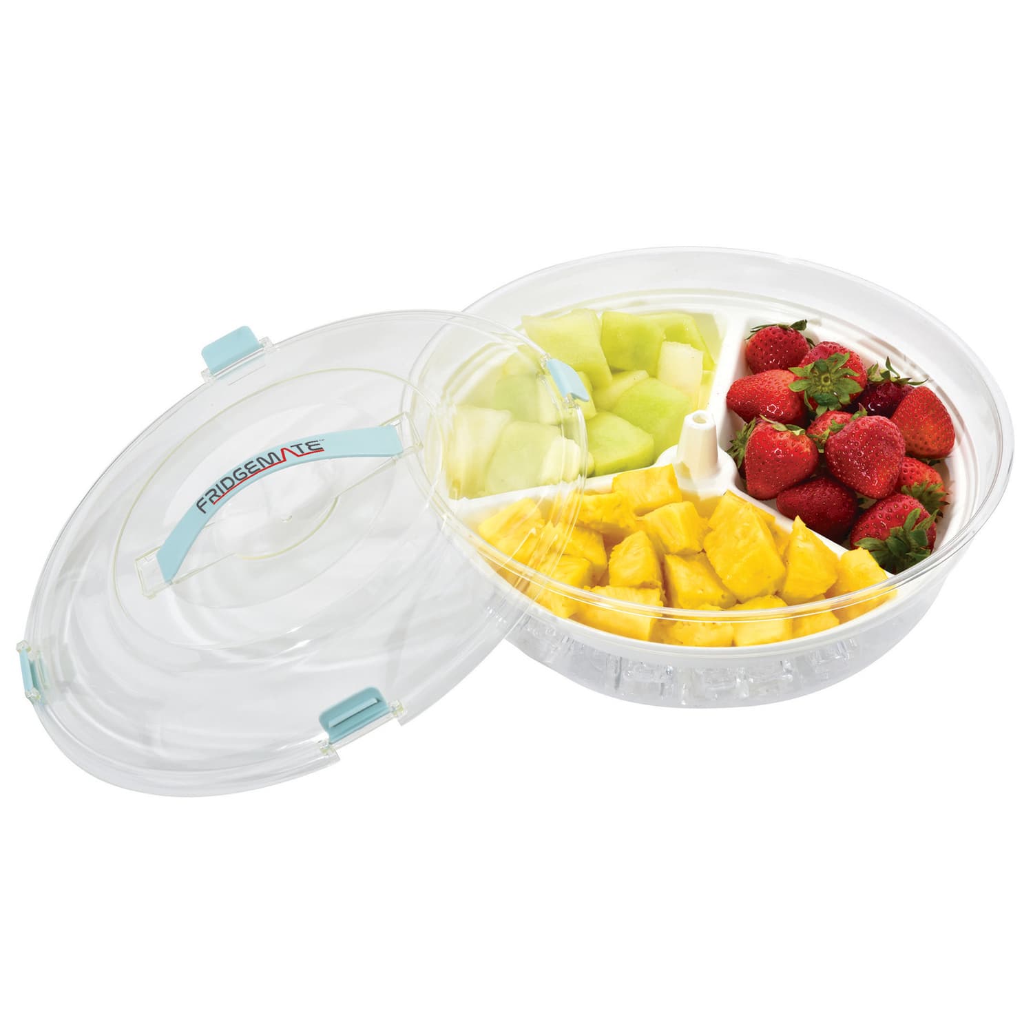 FridgeMate - Multifunction Acrylic Chilled Serving Set - Clear