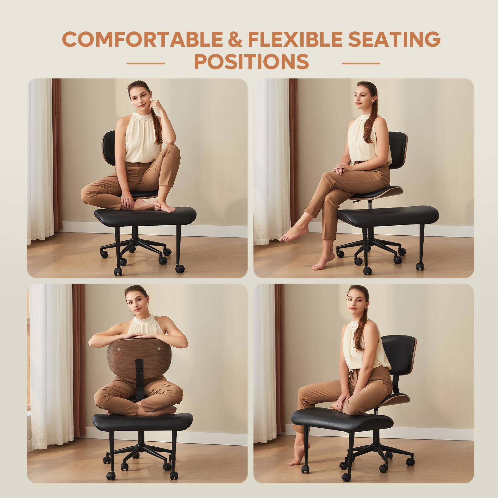 COMFORTABLE & FLEXIBLE SEATING POSITIONS