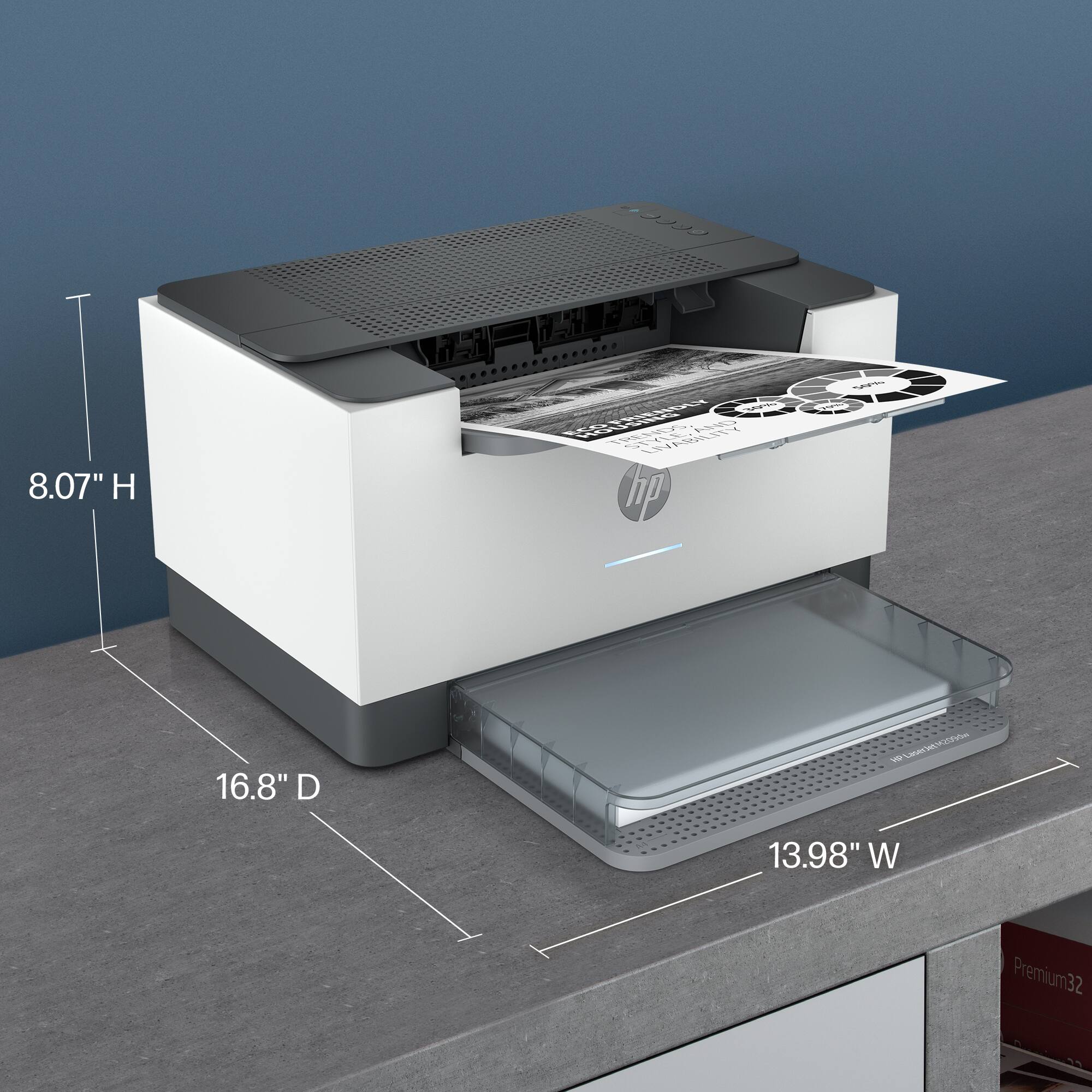 8.07" H  
16.8" D  
13.98" W  

Premium32