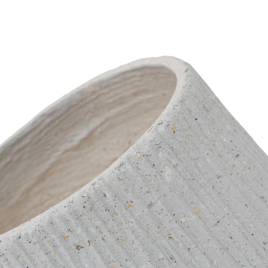 Bst Rnd Boyel Living 11 Inch Round Magnesium Oxide Planter Cement Texture ...