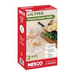 Nesco - 2 ULTRA Vacuum Sealer Rolls (11-in. x 20-ft.)