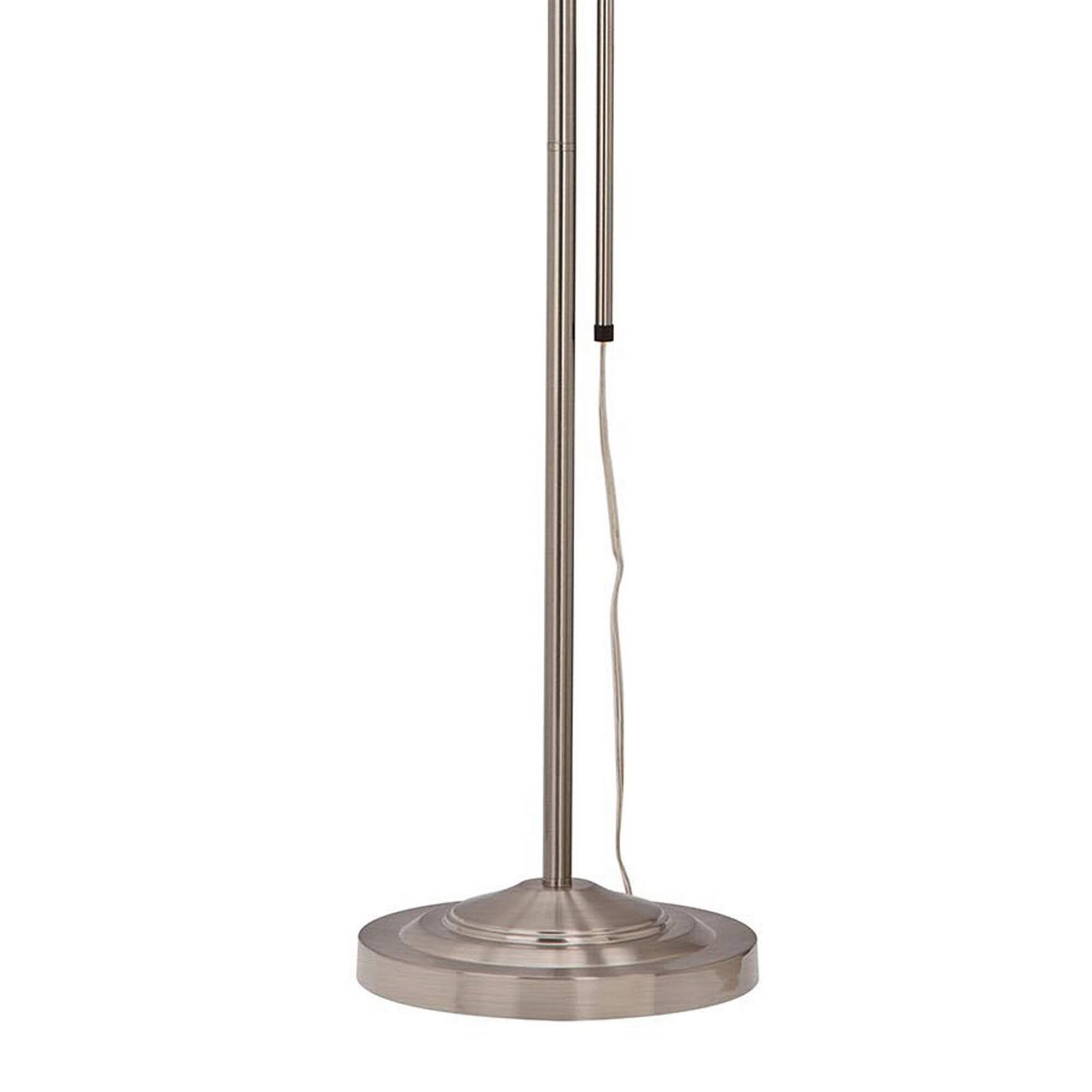 Back. Manhattan Lane - Metal Rectangular Floor Lamp with Adjustable Pole.
