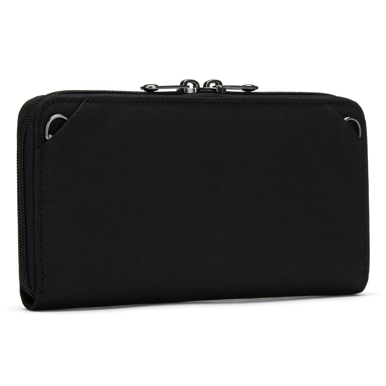 Back. Pacsafe - RFIDsafe Continental Wallet - Jet Black.