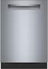 Front. Bosch - 500 Series 24" Top Control Smart Built-In Stainless Steel Tub Dishwasher with 3rd Rack and AutoAir, 44 dBA - Stainless Steel.