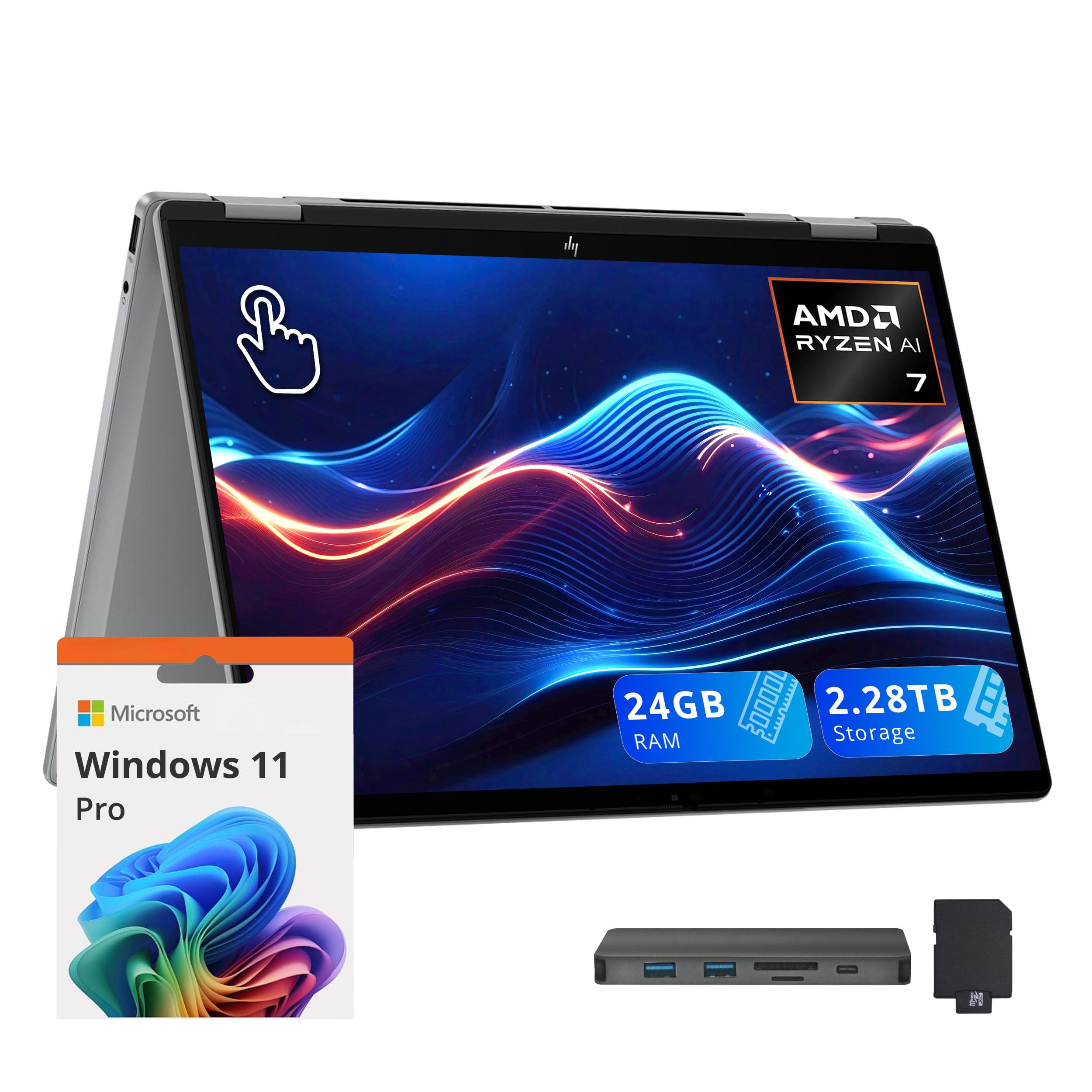 AMD Ryzen AI 7  
Microsoft Windows 11 Pro  
24GB RAM  
2.28TB Storage