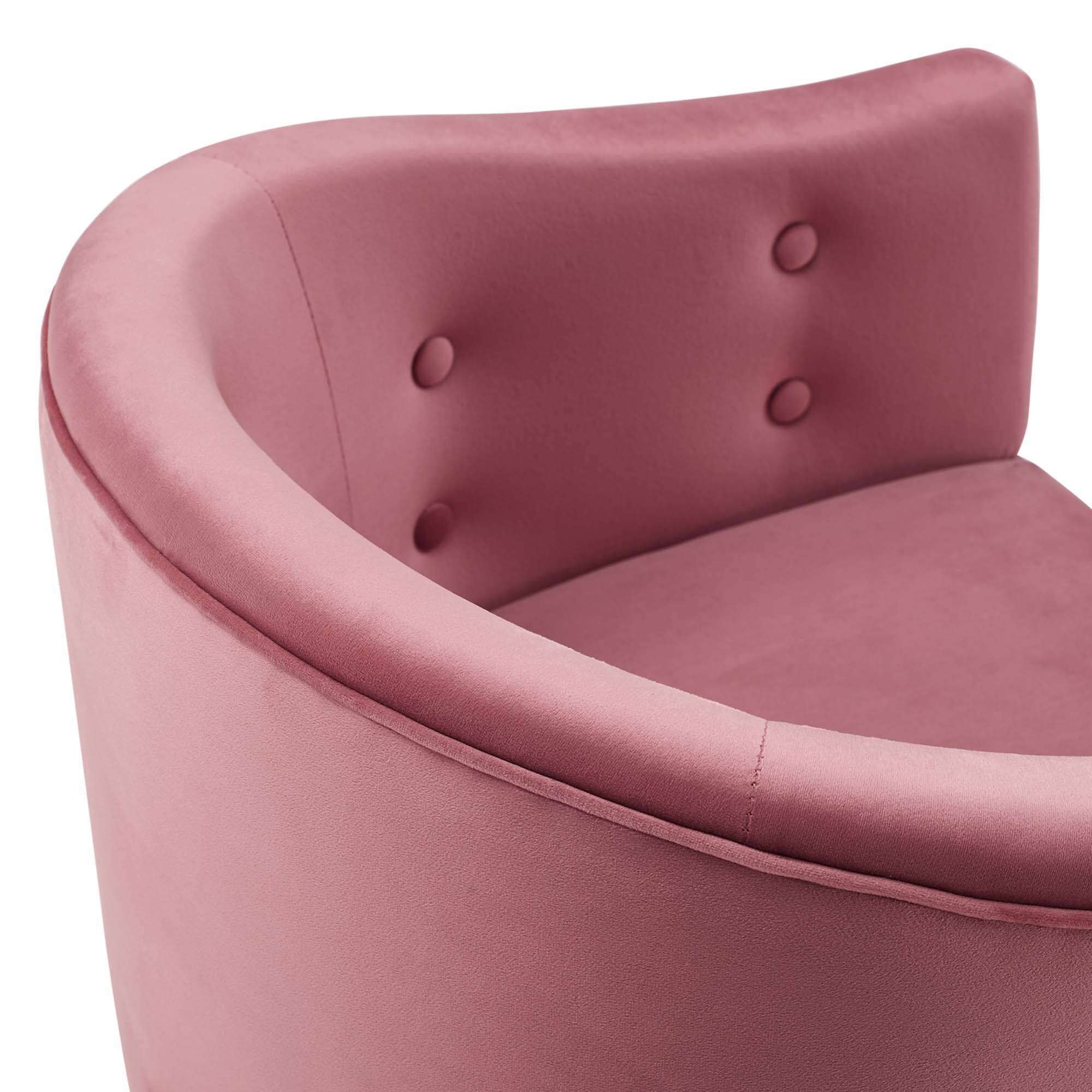 Alt View 4. Modway - Savour Tufted Counter Stool by Modway - Dusty Rose.