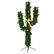 Alt View 19. Costway - 5Ft Pre-Lit Cactus Christmas Tree LED Lights Ball Ornaments - Green.