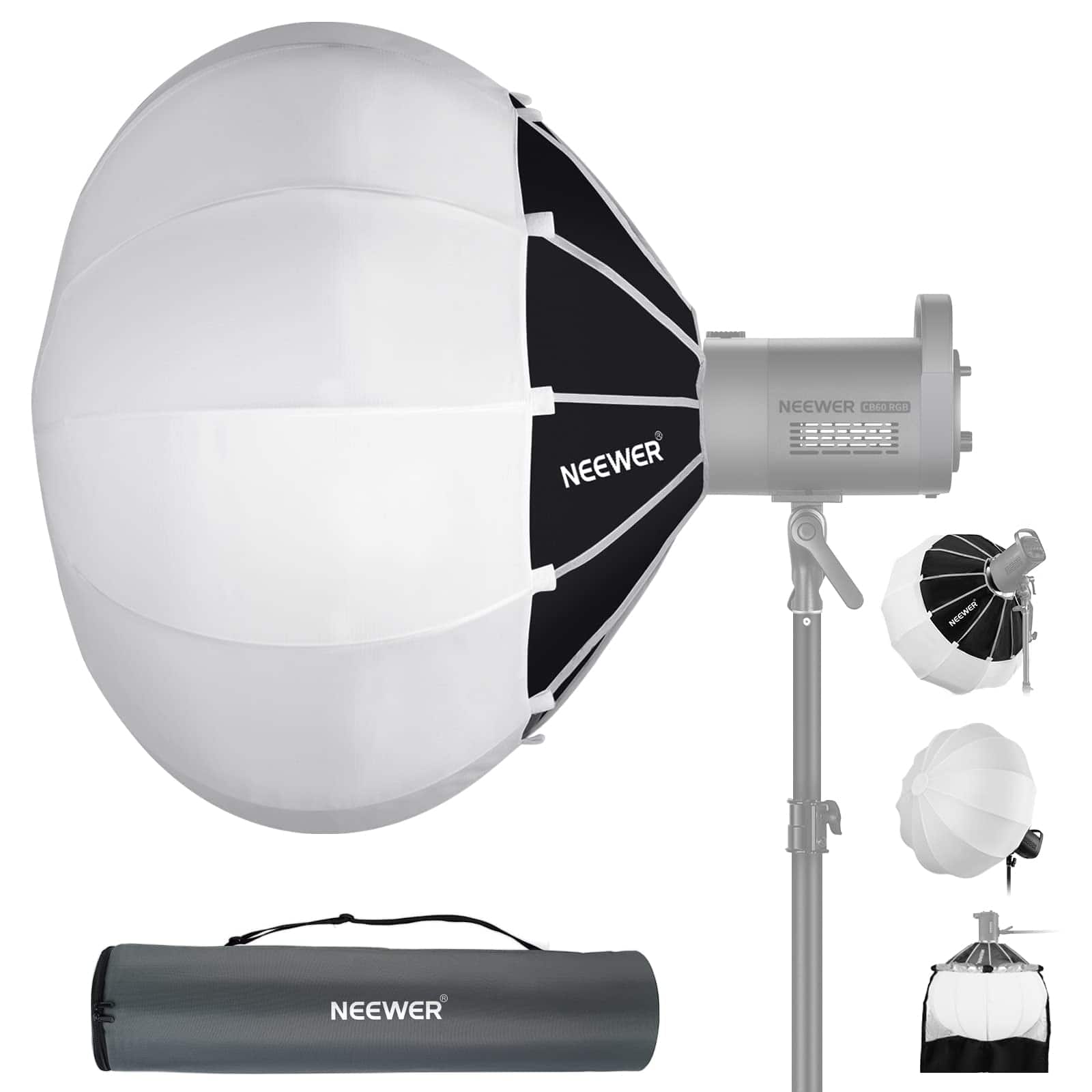Neewer - 35" One-Step Quick Release Lantern Softbox, 360° Diffusion, NS90L
