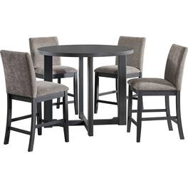 Elements - Wakefield 5-Piece Dining Set - Brown