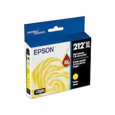 Designed Excellence TM 212XL XL EPSON High-capacity prints* 2.5x more XL Grande capacit P plus de PORA 2,5 fois tirages* 212 XL Mdow DUZA y Claria Yellow Jaune