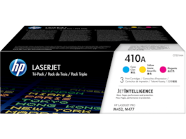 HP - 410A 3-pack Original LaserJet Toner Cartridges, Per - Cyan/Magenta/Yellow