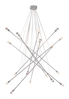 Hivvago - Belief Ceiling Lamp - Chrome