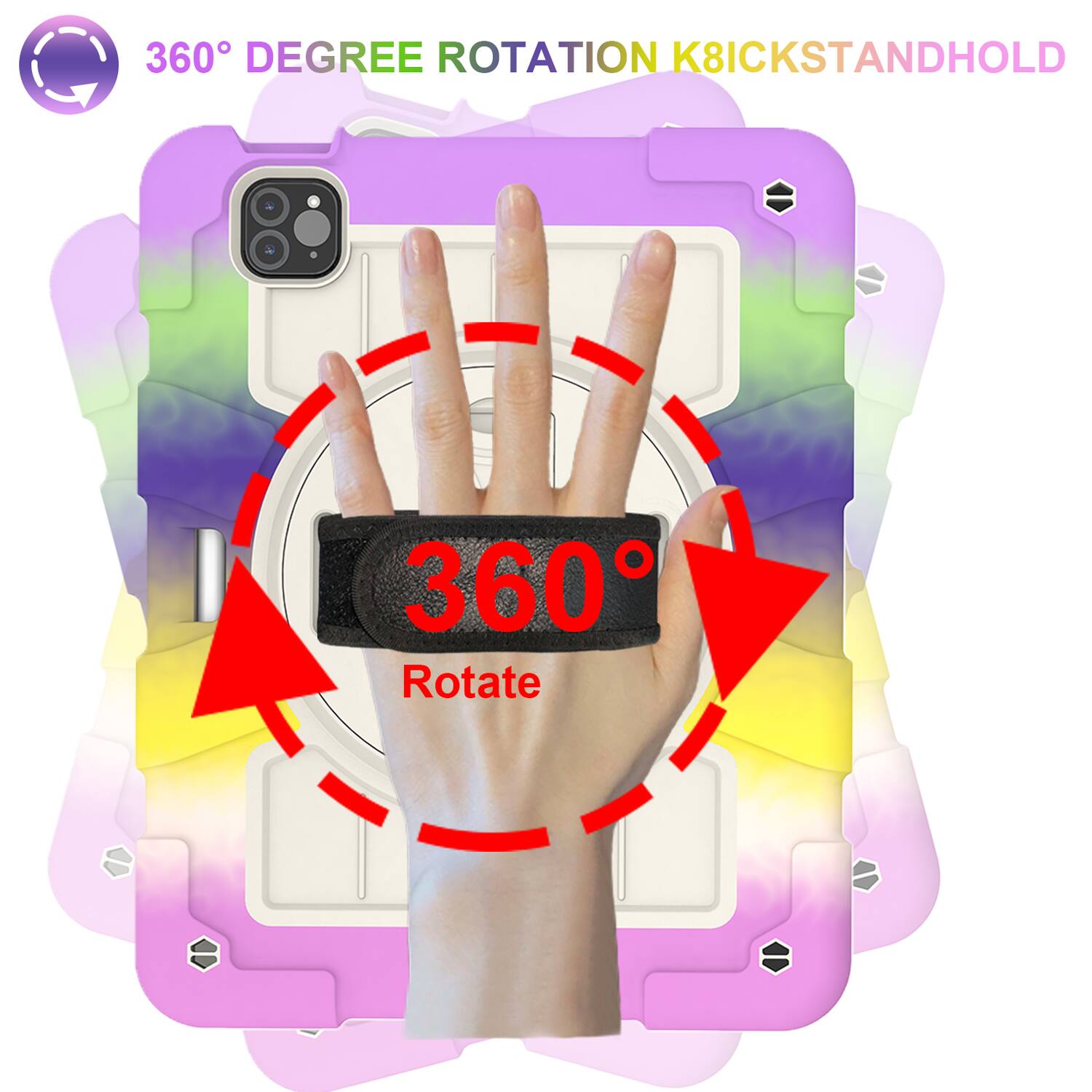 360° DEGREE ROTATION K8ICKSTANDHOLD

360°
Rotate
