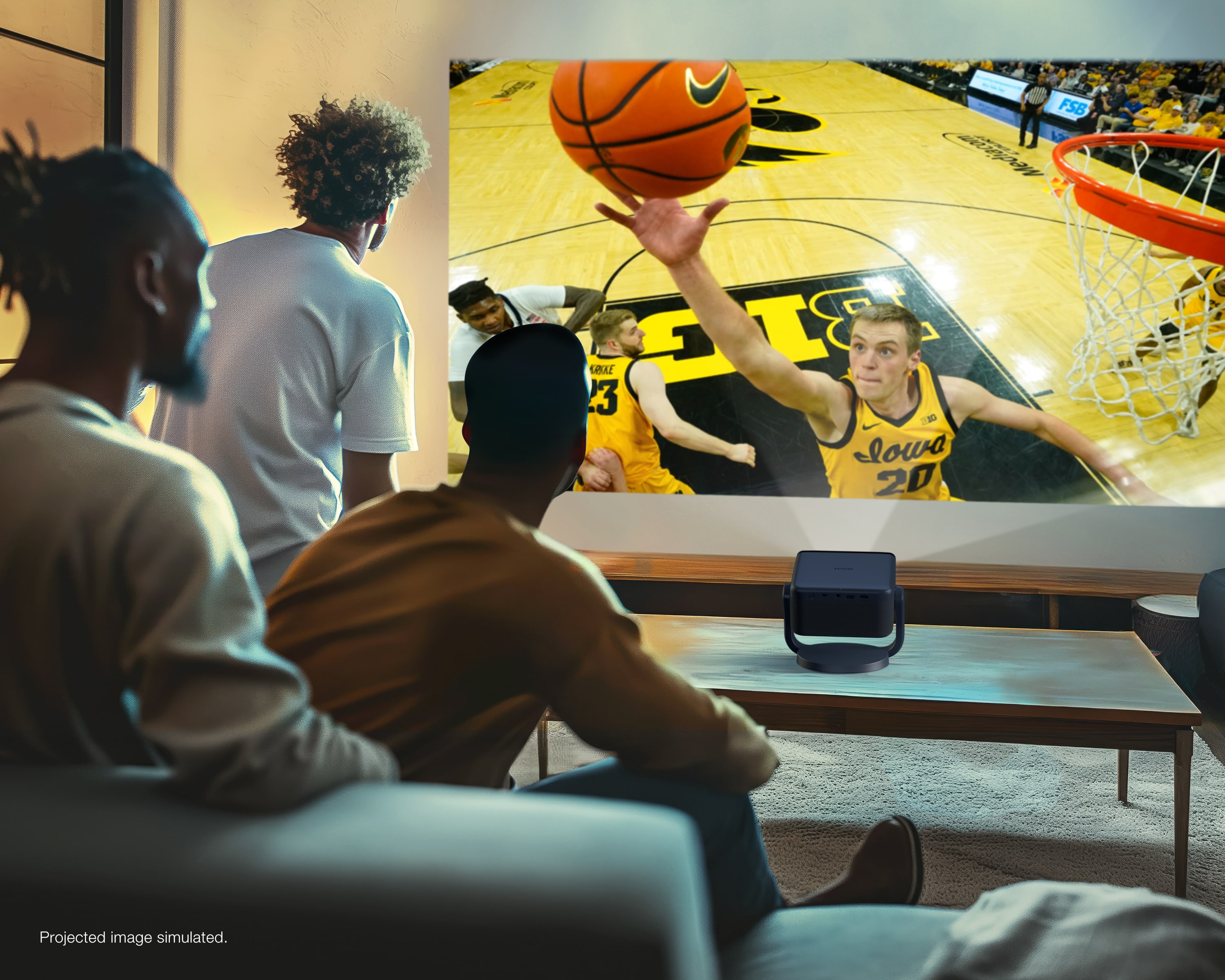 FSB Media Group simulated projected image.