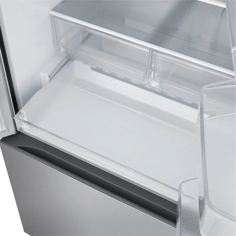 Alt View 12. LG - Standard Depth MAX 25.1 Cu. Ft. French Door Smart Refrigerator with Glide N' Serve Drawer - PrintProof Stainless Steel.