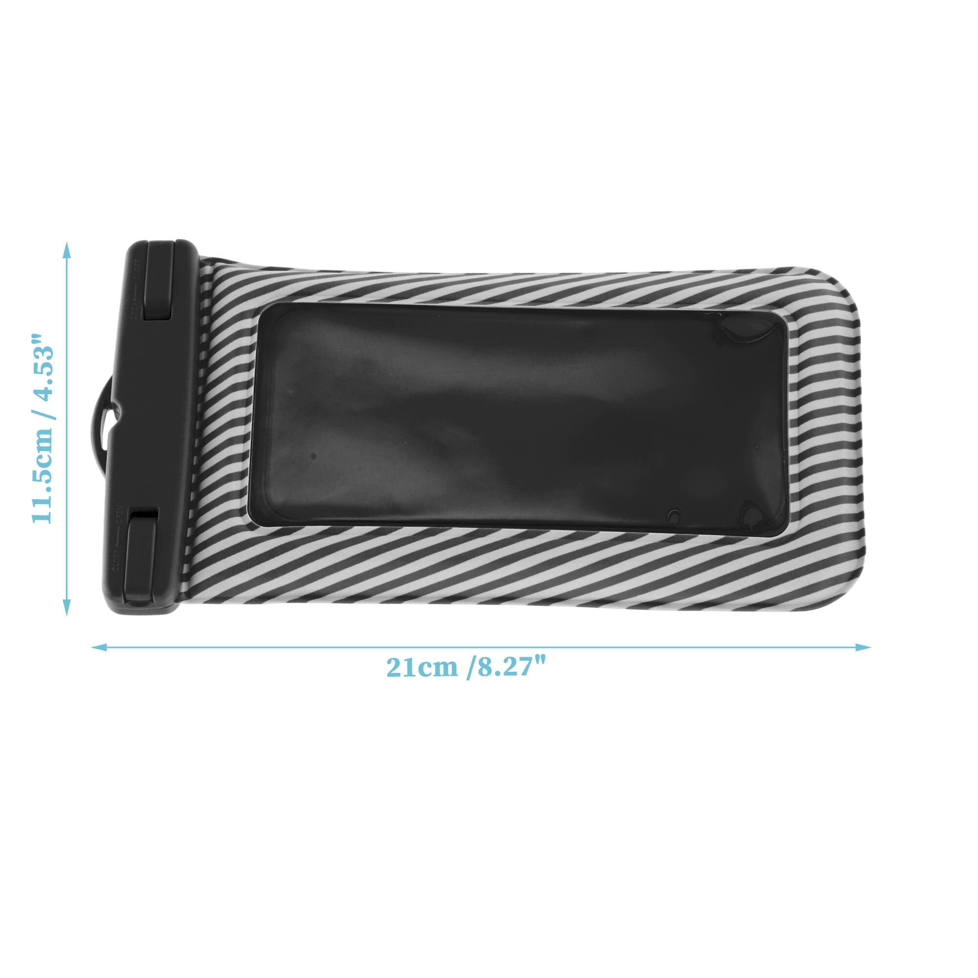 4.53" / 11.5cm  
21cm / 8.27"