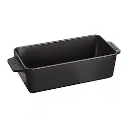 Staub - Cast Iron 12.75-inch x 5.25-inch Loaf Pan - Matte Black