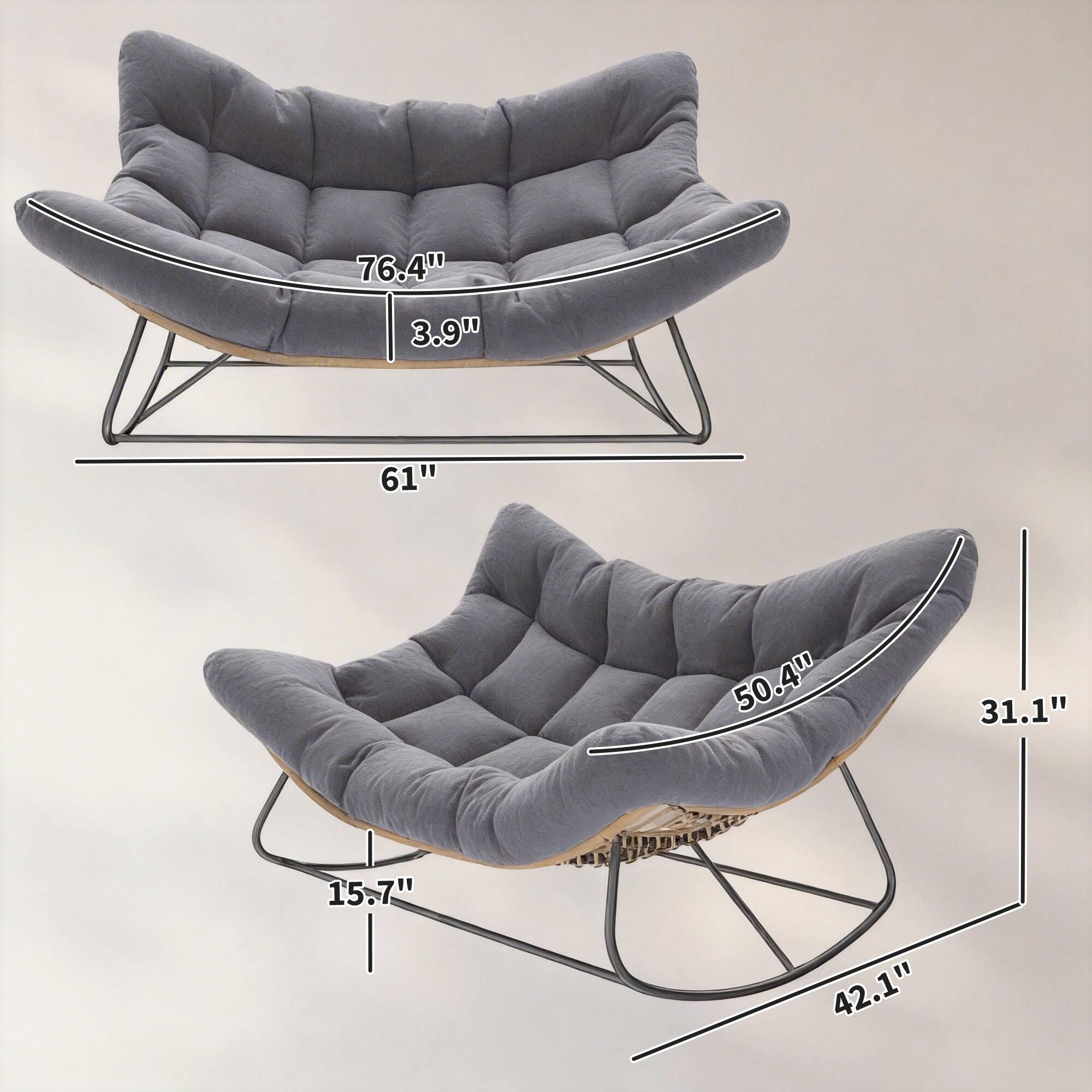 76.4" 3.9" 61" 50.4" 31.1" 15.7" 42.1"