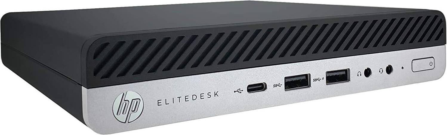 The text on the image reads "ELITEDESK lp SSe- SSE." This is likely a brand name or model number for a computer or laptop.