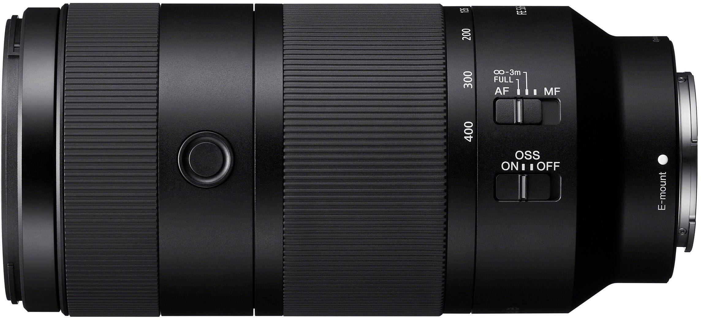 135 200  
FE 5.6  
300  
8-3m FULL AF MF  
400  
OSS ON I OFF  
E-mount