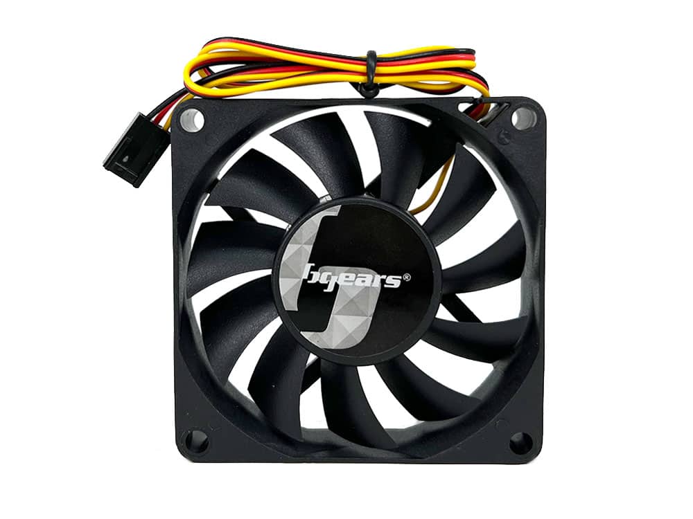 Bluegears - b-Blaster 70 2 ball bearing 4500 RPM DC Fan with Excellent Airflow of up to 48 CFM - Black