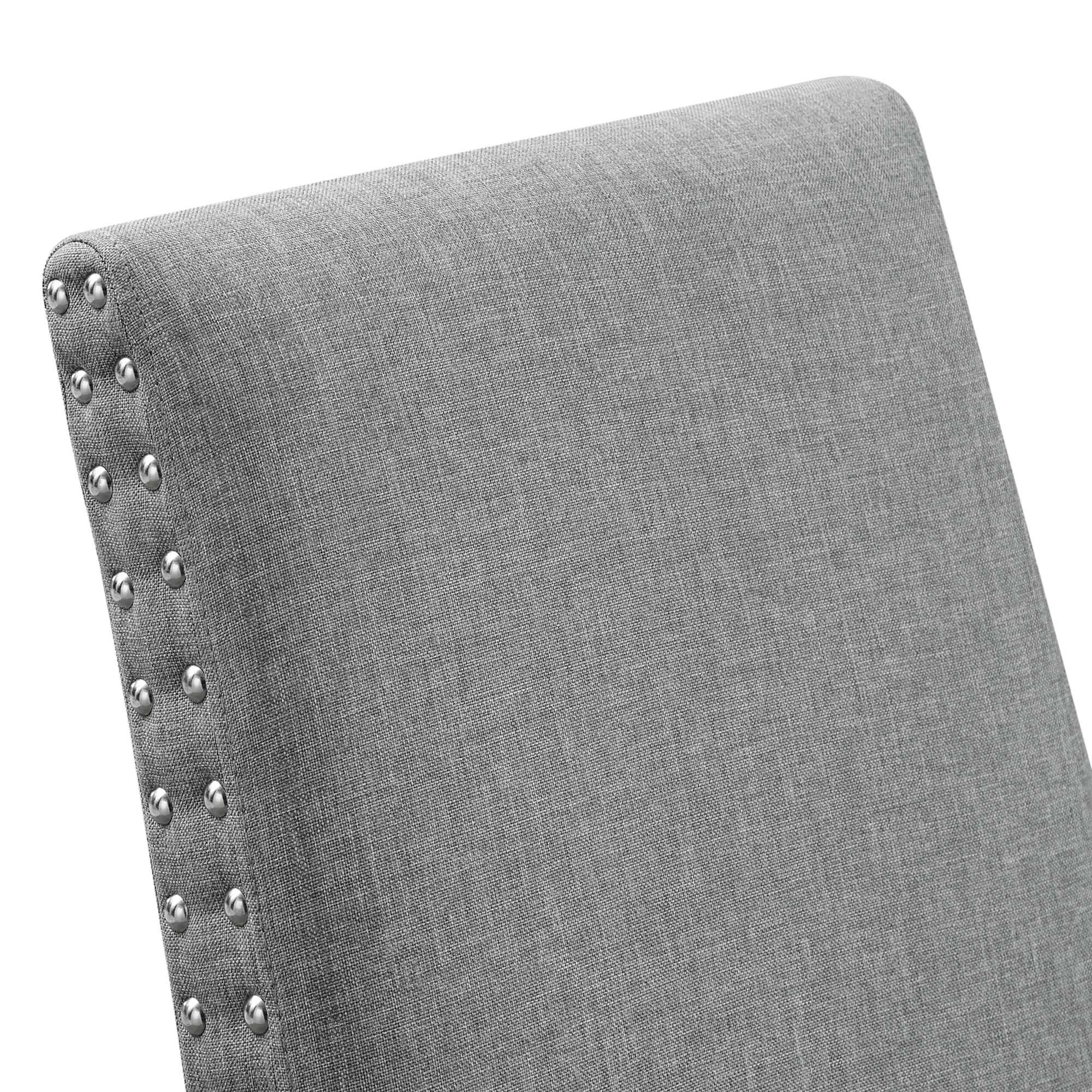 Alt View 4. Modway - Parcel Dining Upholstered Fabric Side Chair by Modway - Light Gray.