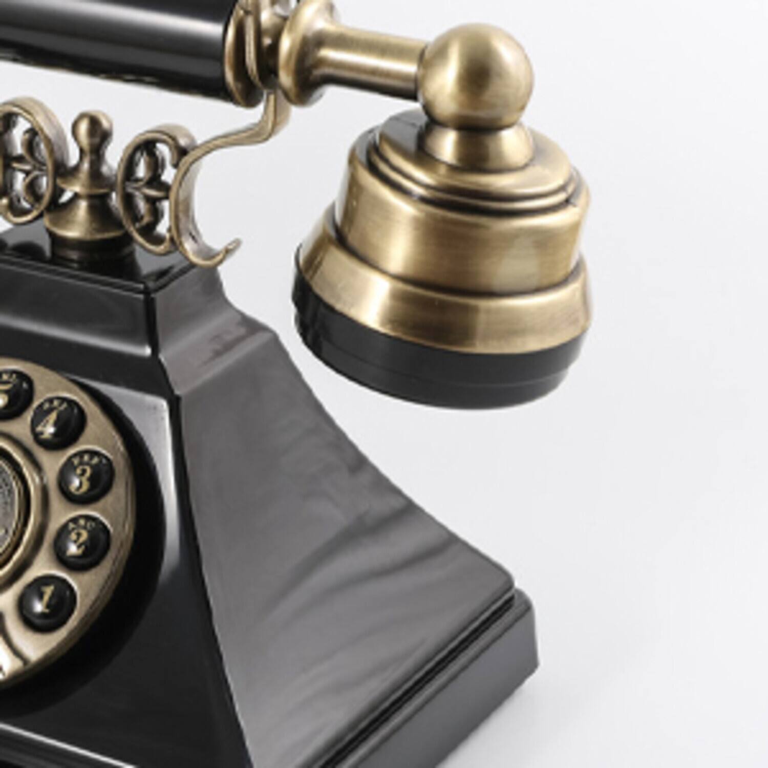 Alt View 4. PopMarket - GPO Retro GPODUKE Duke Push Button Telephone - Black   - MISC ACCESSORY - Multicolor.