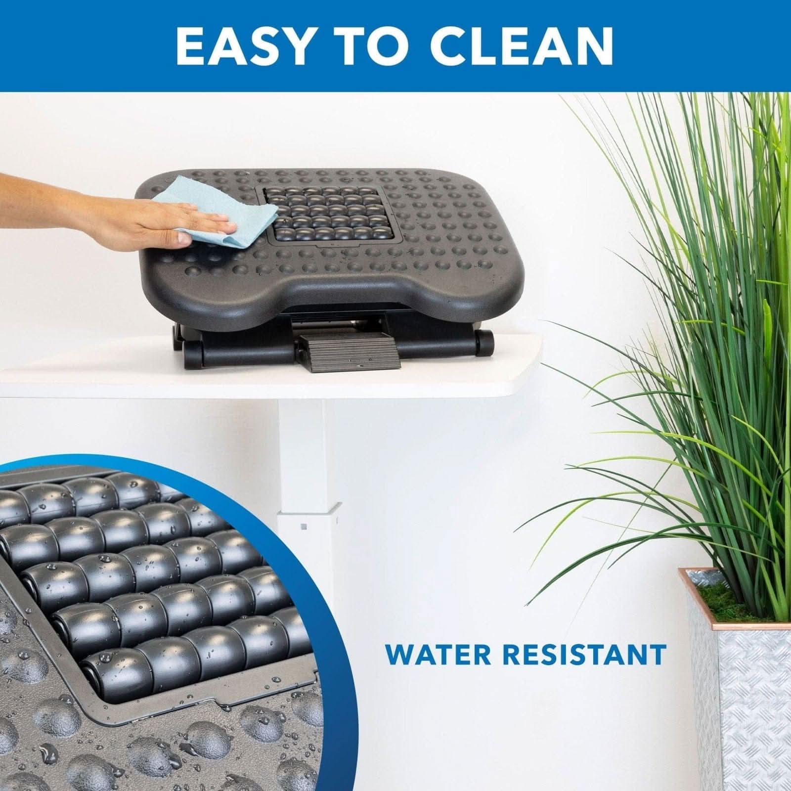 EASY TO CLEAN  
WATER RESISTANT