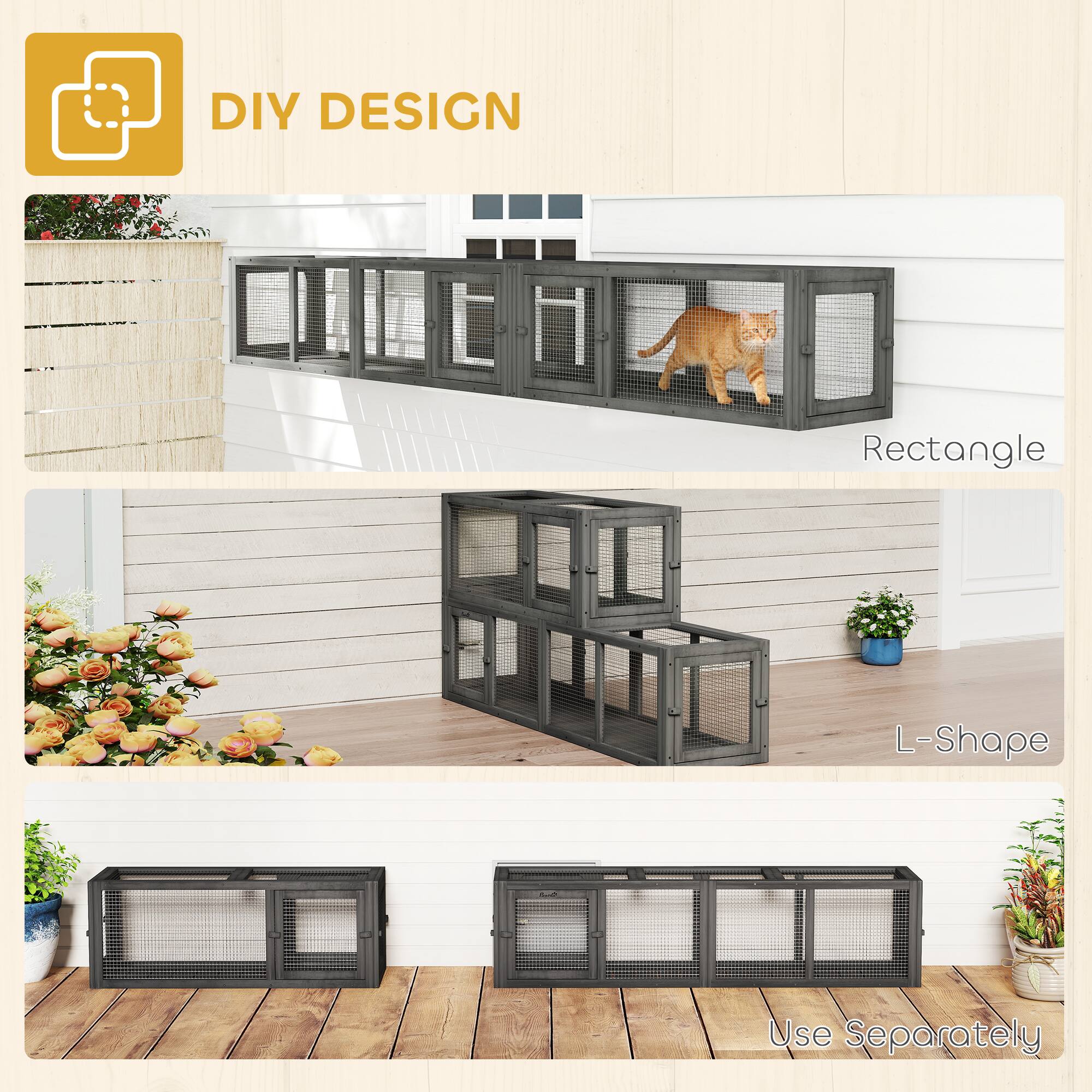 DIY DESIGN

Rectangle

L-Shape

Use Separately
