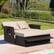 Alt View 3. Costway - Patio Rattan Loveseat Set Daybed Lounge Storage Ottoman Side Tables Adjust - Beige.