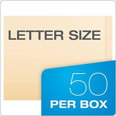 LETTER SIZE  
50 PER BOX