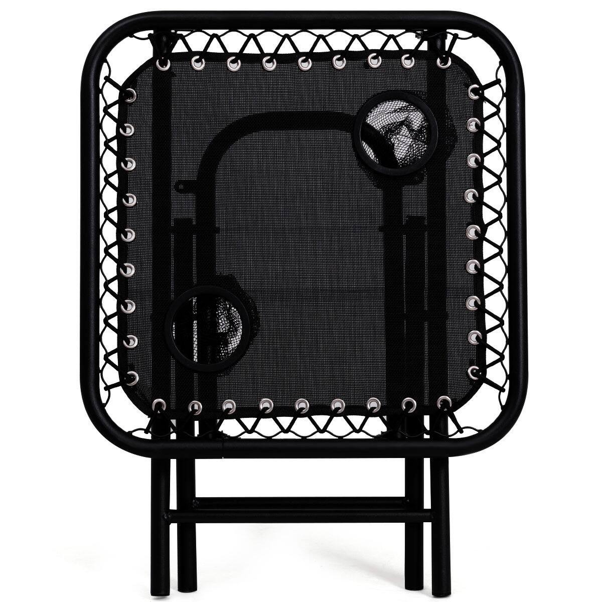 Alt View 3. Gymax - Gymax 3PC Zero Gravity Reclining Lounge Chairs Table Pillows Folding Portable Black - Black.