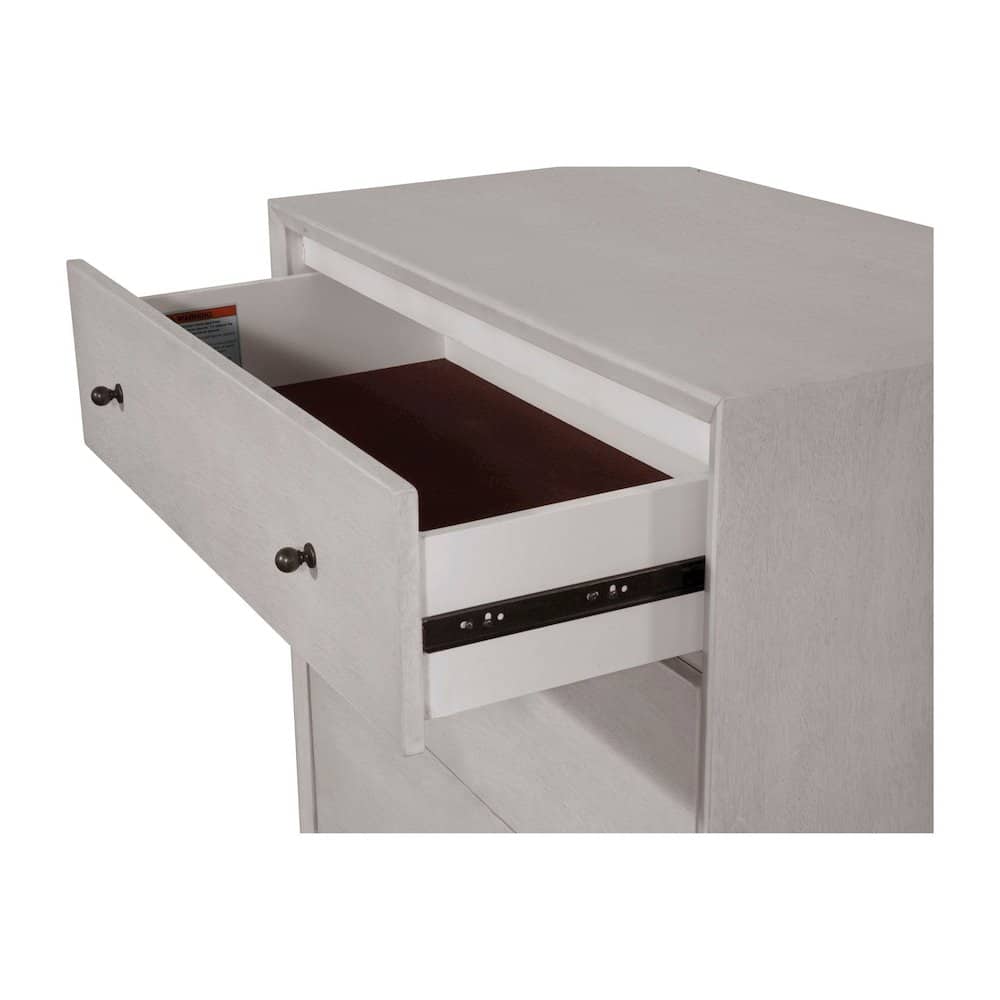 Alpine Furniture - Flynn Mid Century Modern 3 Drawer Small Chest - Gray
