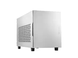 SilverStone - SUGO 15 mini-ITX, Aluminum, 3-slot GPU/ATX PSU/240mm AIO, USB-C, SST-SG15S - Silver - Silver