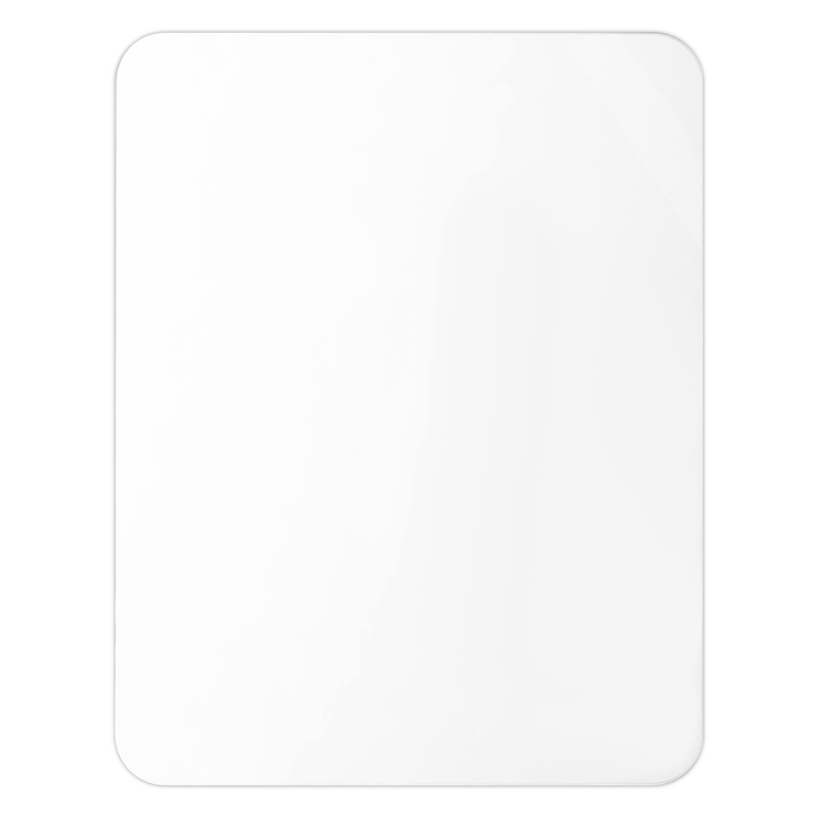 Angle. Winado - 46"L x 36"W x 0.2"Th Tempered Glass Chair Mat Glass Floor Mat with 1200 Lbs Capacity for Office Chair Floor Protection - Clear.