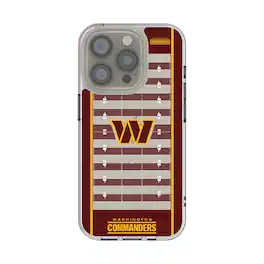 Keyscaper - NFL - Washington Commanders iPhone Clear Field Design Case - 16e - Multicolor