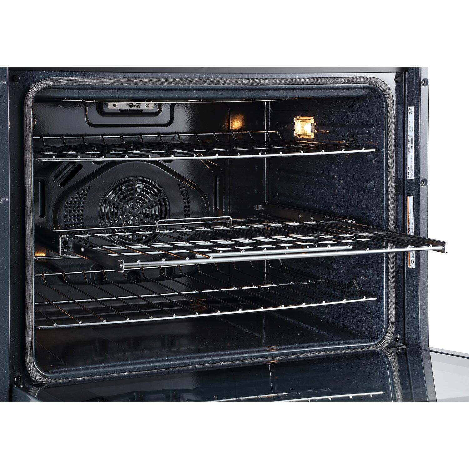 Alt View 3. Rangaire - Rangaire 30" Single Electric Wall Oven Self-cleaning Air Fry True Convection Stainless Steel RWOS301GS - Stainless Steel.