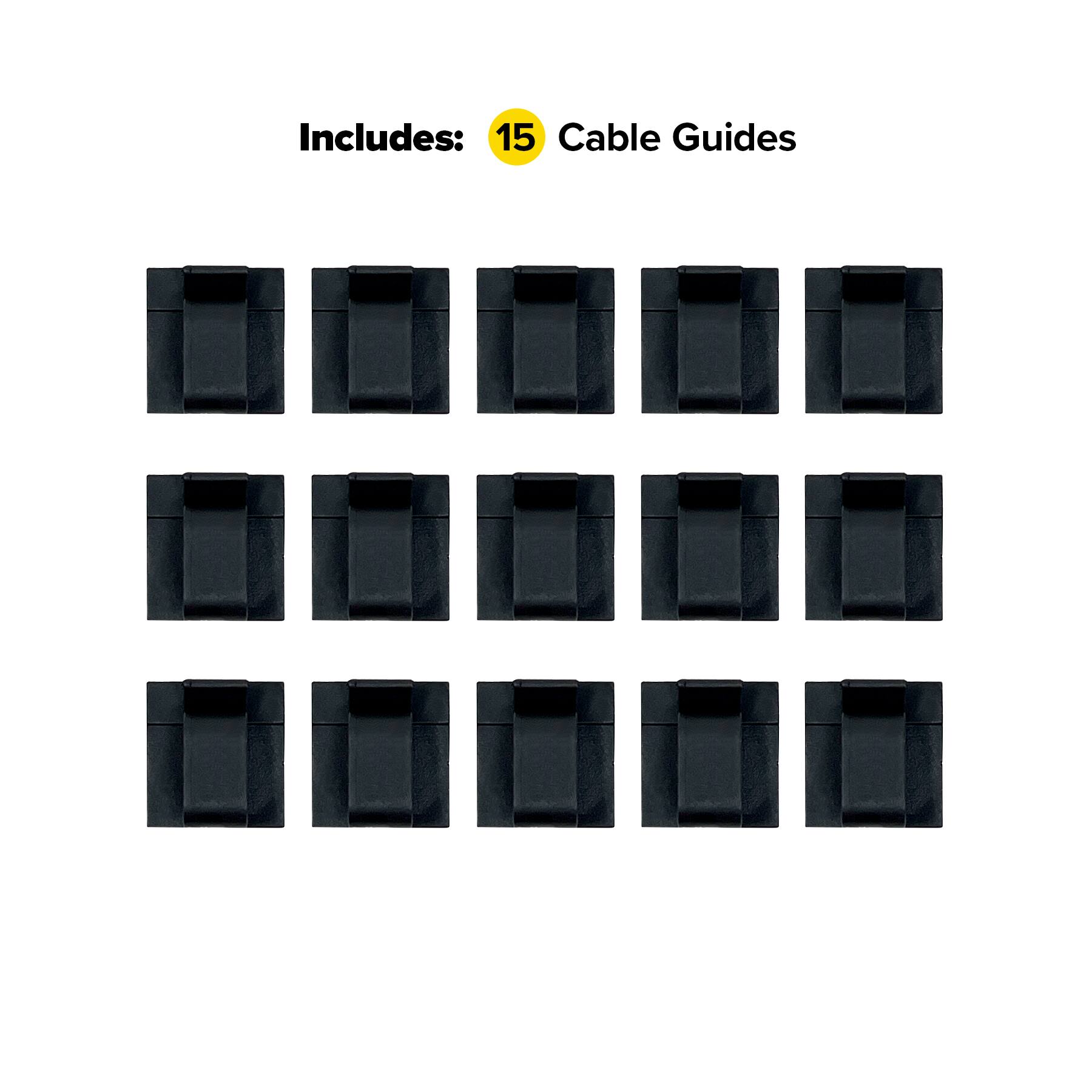 Includes: 15 Cable Guides